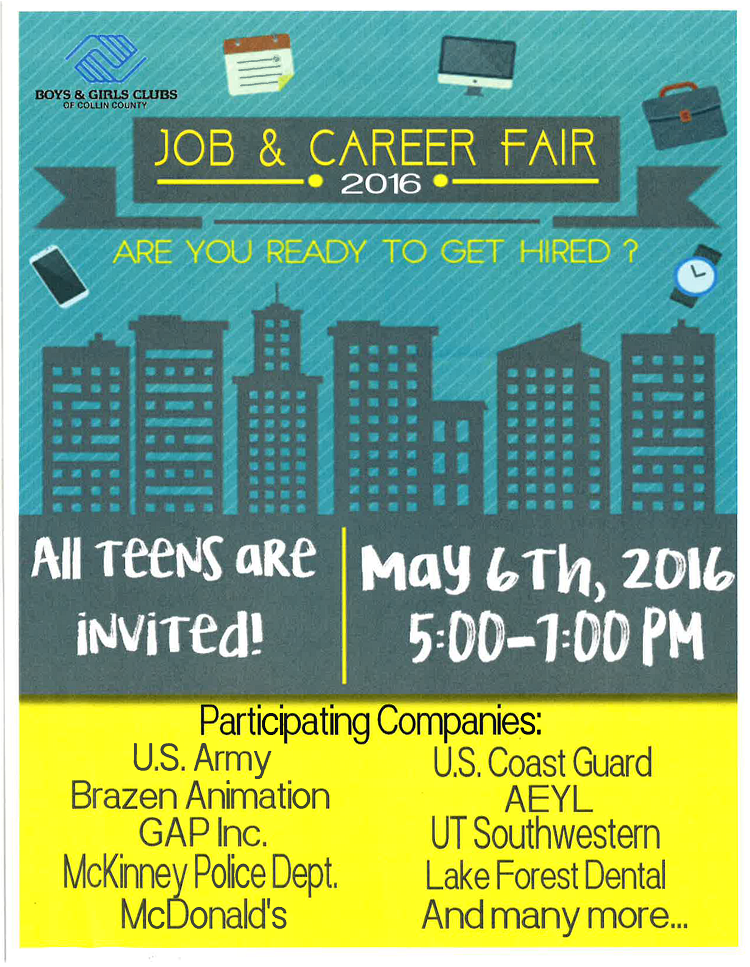 Career Fair Flyer McKinney