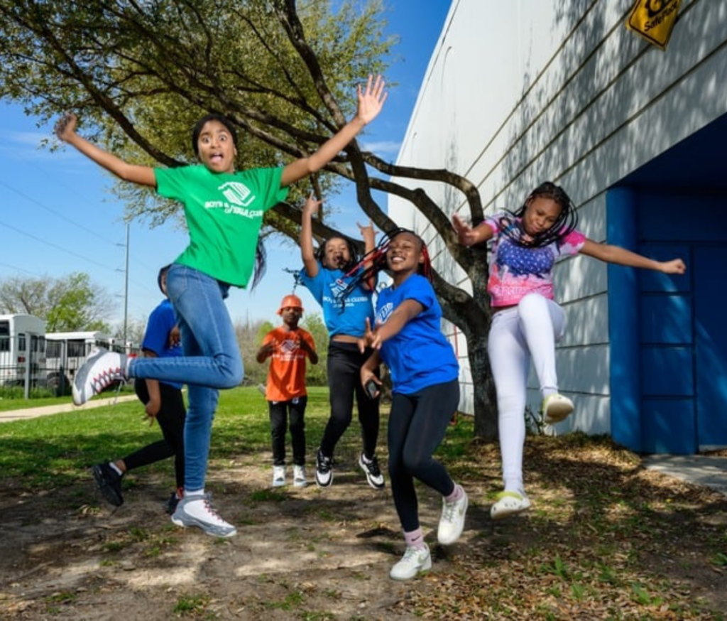 Kids Playing Outside Club